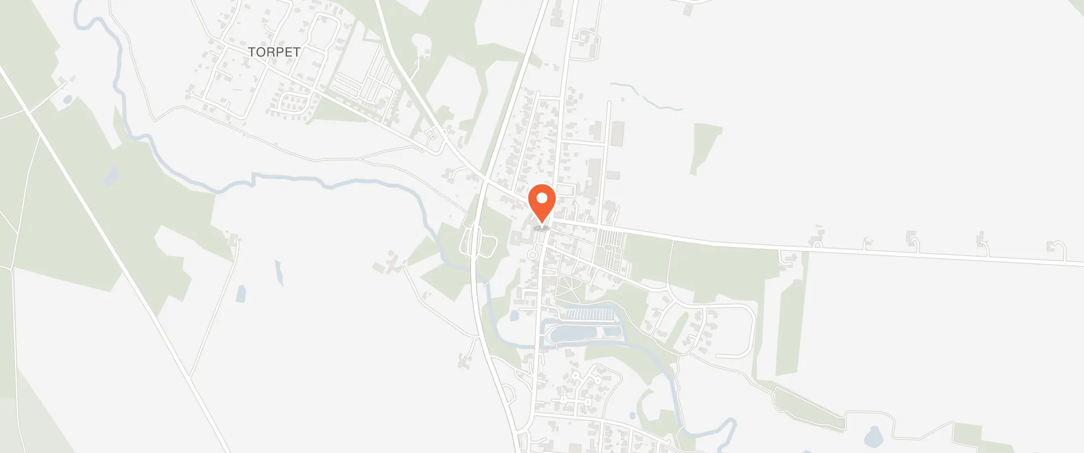 Kort over Hotel Hovborg Kro, Holmeåvej 2, 6682 Hovborg