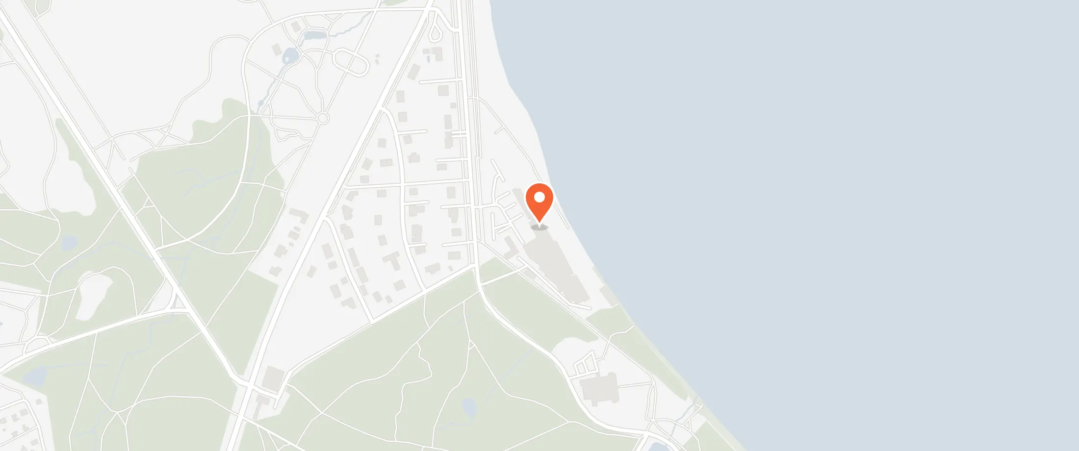 Kort over Hotel Marselis, Strandvejen 25, 8000 Aarhus
