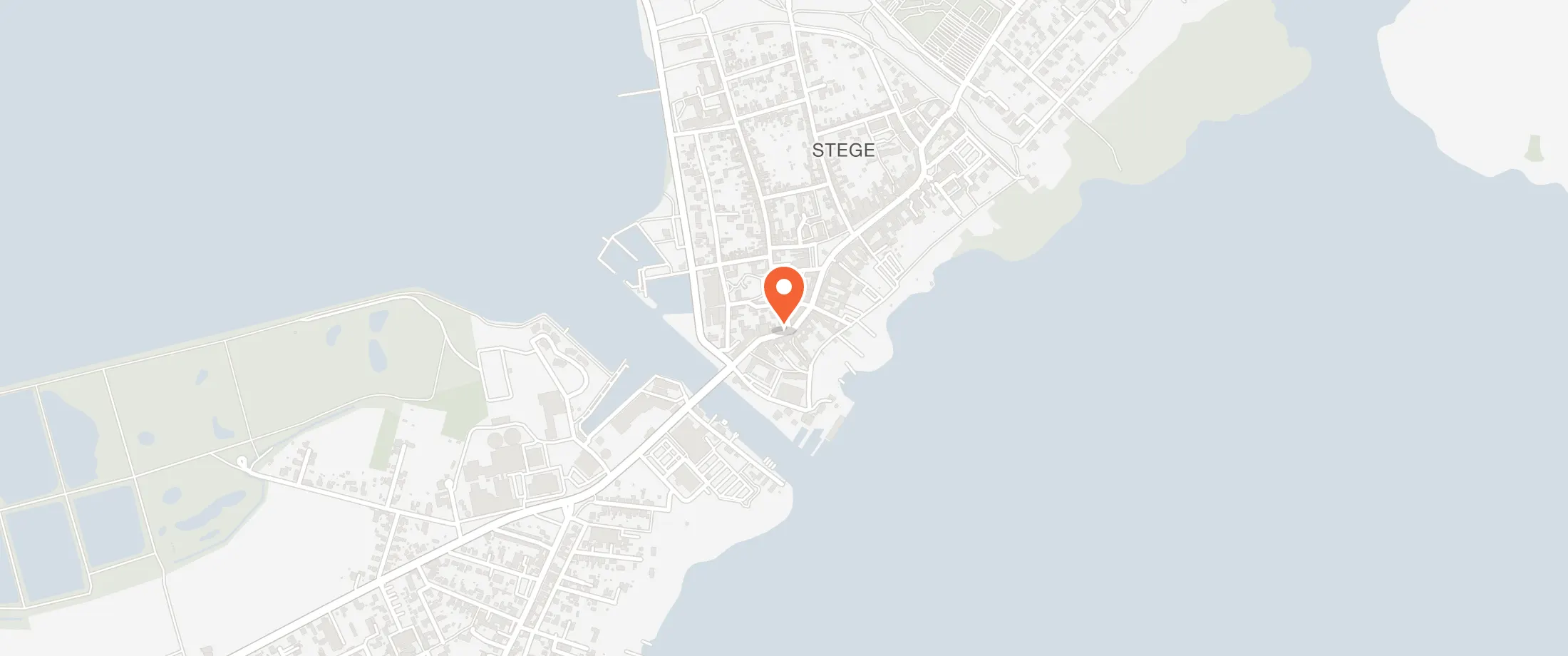 Kort over Hotel Møen, Storegade 13, 4780 Stege