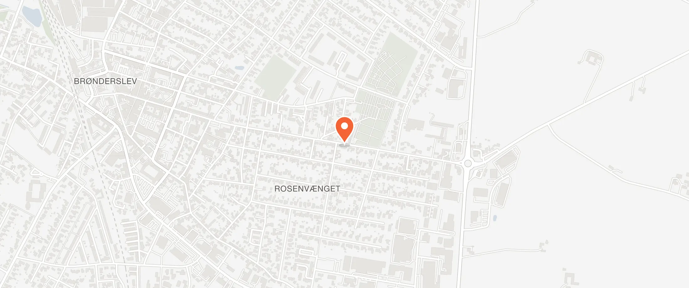 Kort over Hotel Phønix Brønderslev, Bredgade 17-19, 9700 Brønderslev