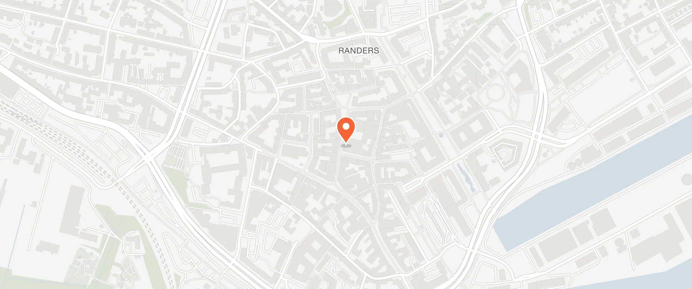 Kort over Hotel Randers, Torvegade 11, 8900 Randers C