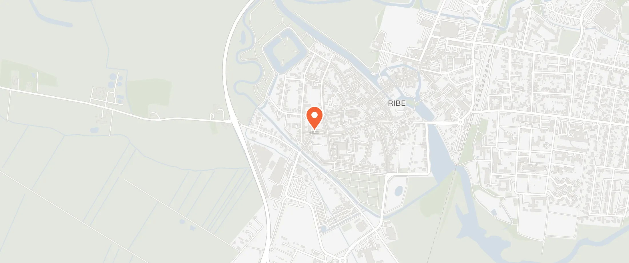 Kort over Hotel Ribe, Sønderportsgade 22, 6760 Ribe