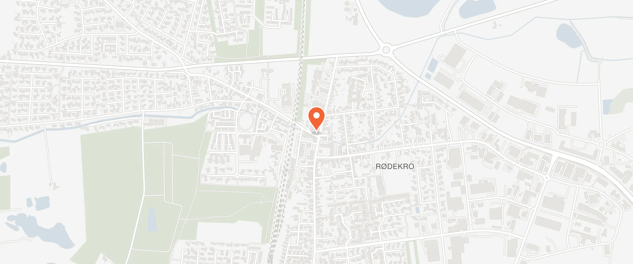 Kort over Hotel Røde-Kro, Vestergade 2, 6230 Rødekro