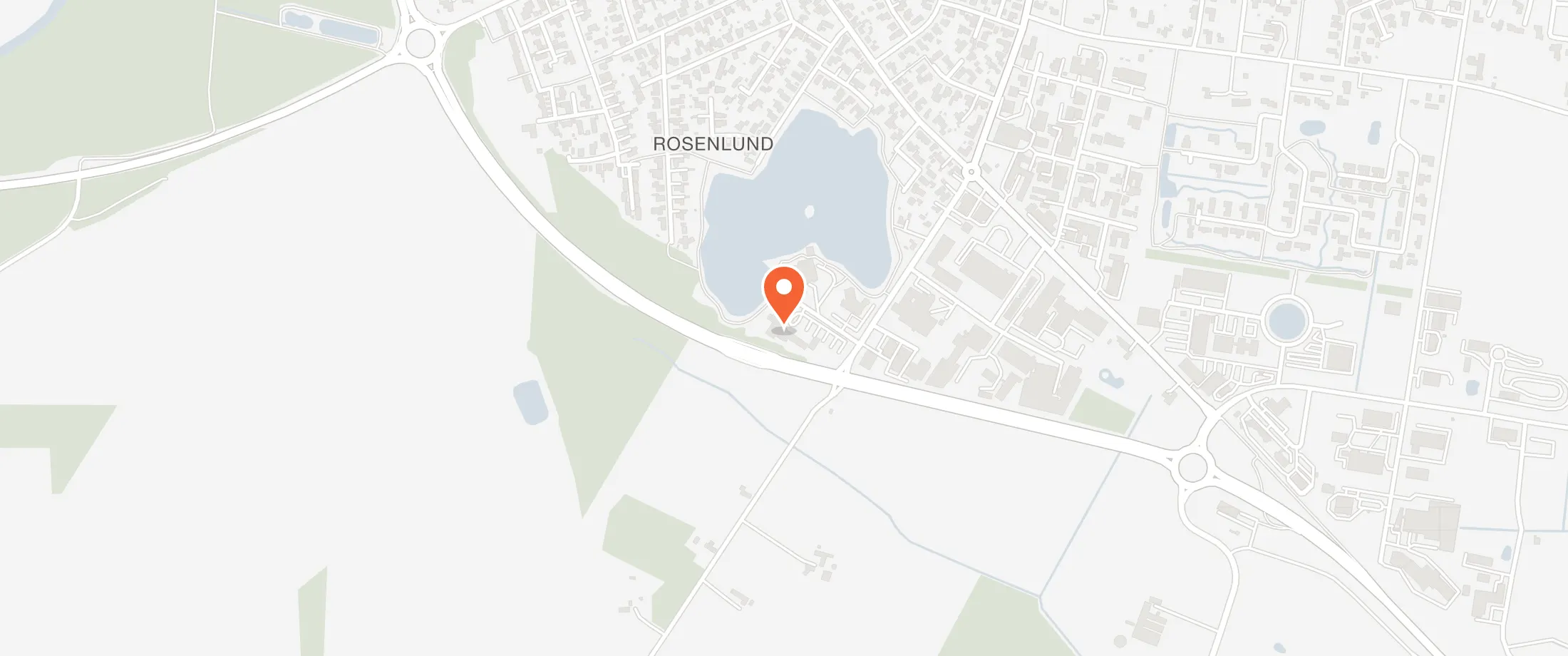 Kort over Hotel Søparken, Søparken 1, 9440 Aabybro