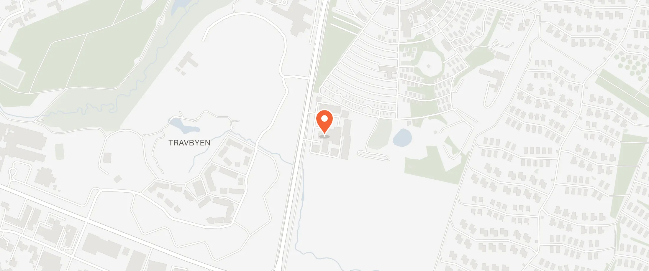 Kort over Hotel Svanen Billund, Nordmarksvej 8, 7190 Billund