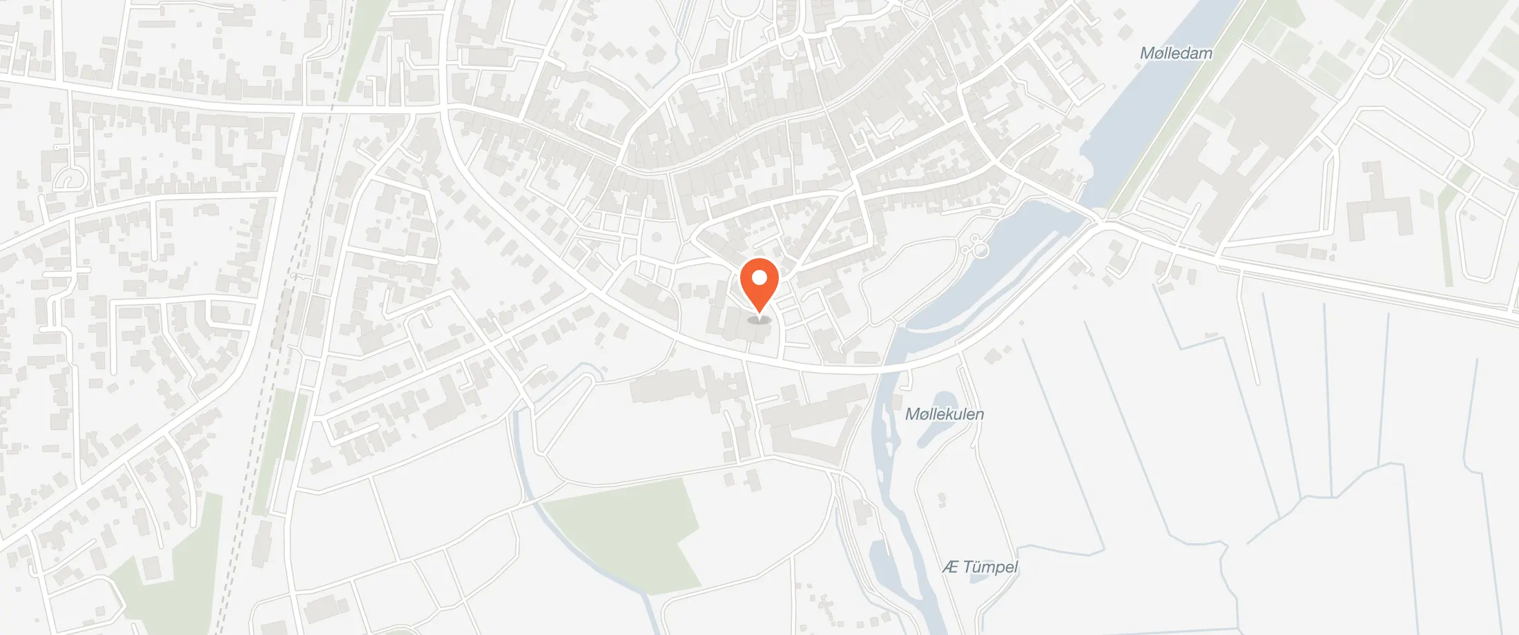 Kort over Hotel Tønderhus, Jomfrustien 1, 6270 Tønder