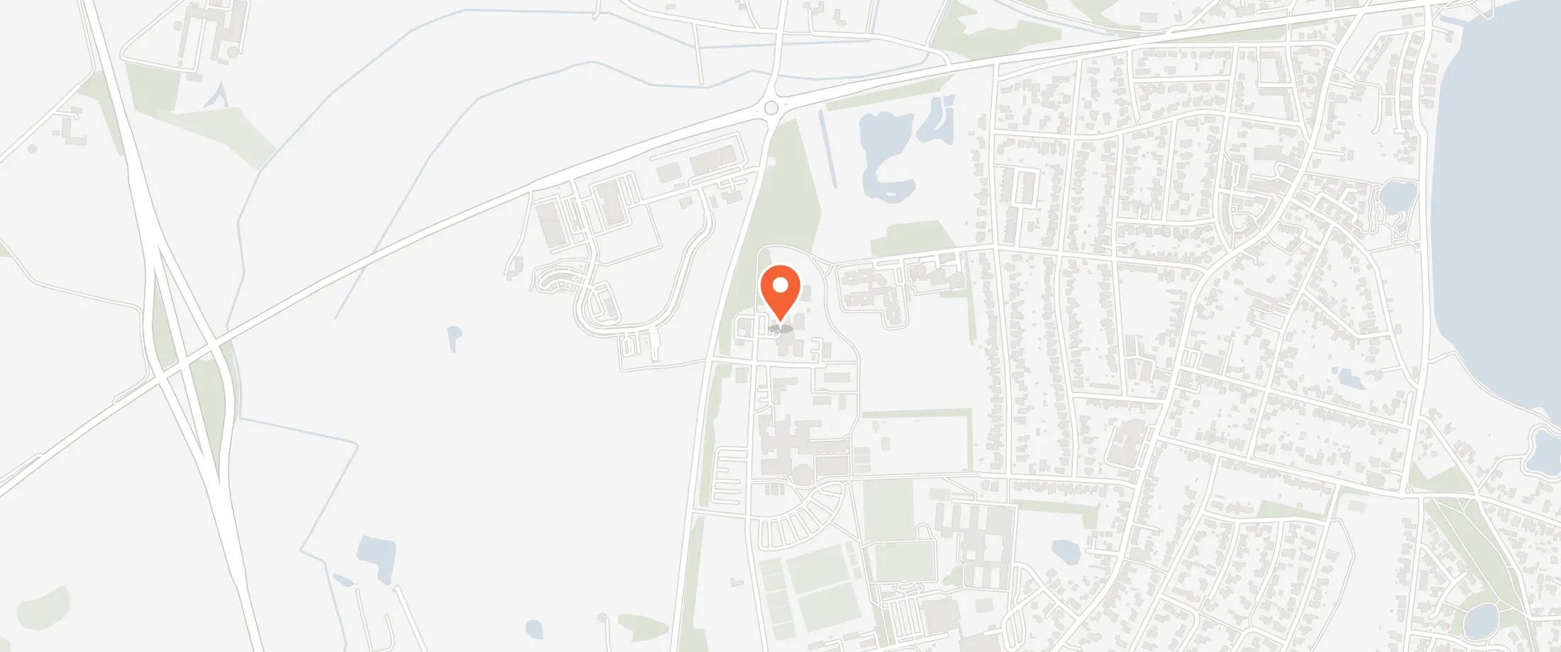 Kort over Hotel Traneparken, Tranevej 3, 7900 Nykøbing Mors