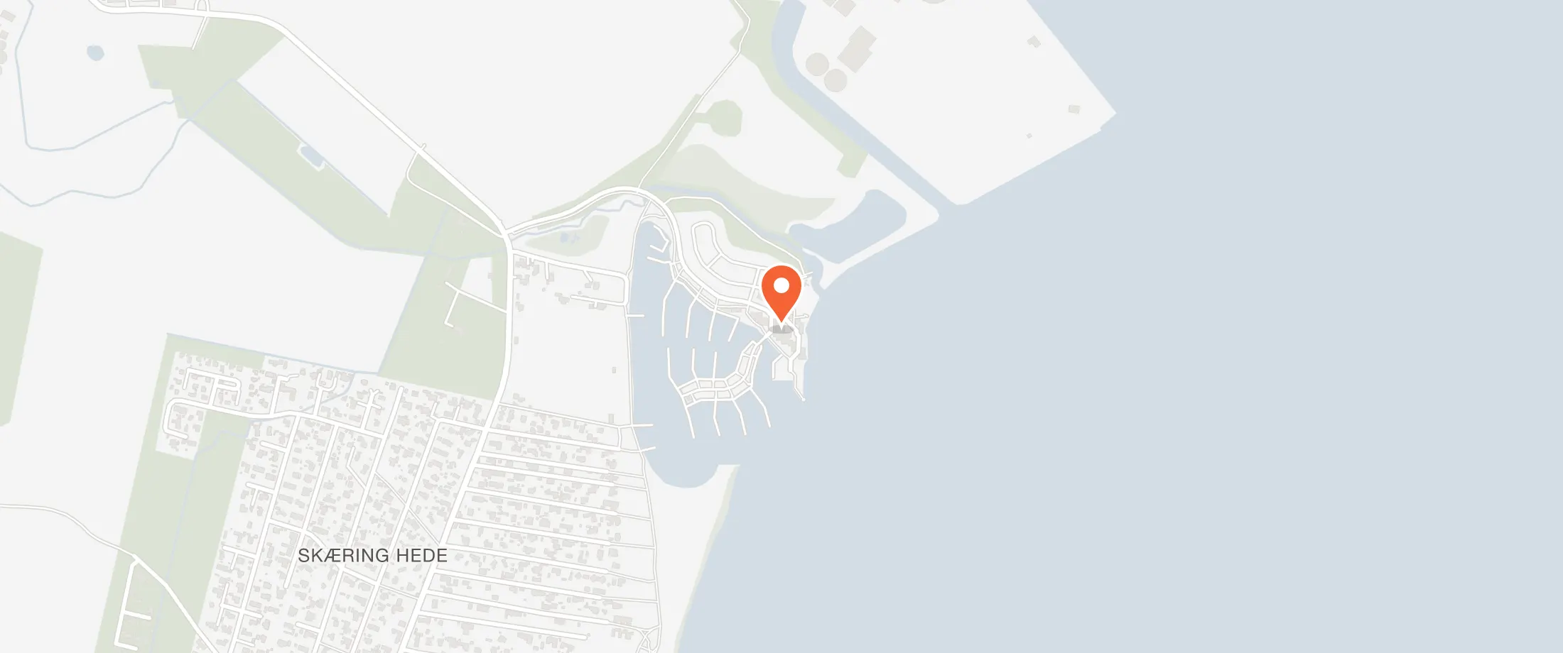 Kort over Kaløvig Badehotel, Åstrup Strandvej 68 D, 8541 Skødstrup