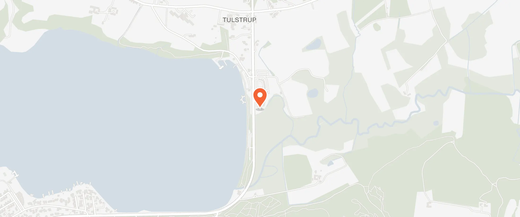 Kort over Knudhule Badehotel, Randersvej 88, 8680 Ry