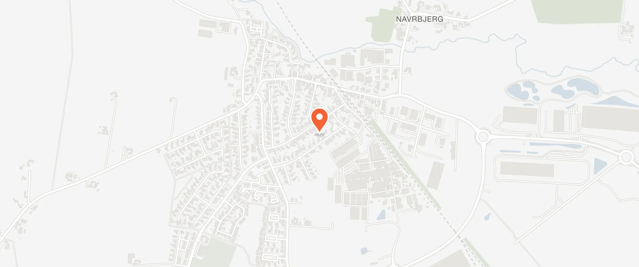 Kort over Køge Nord Festlokale, Skolevej 7, indgang B, 4600 Skensved