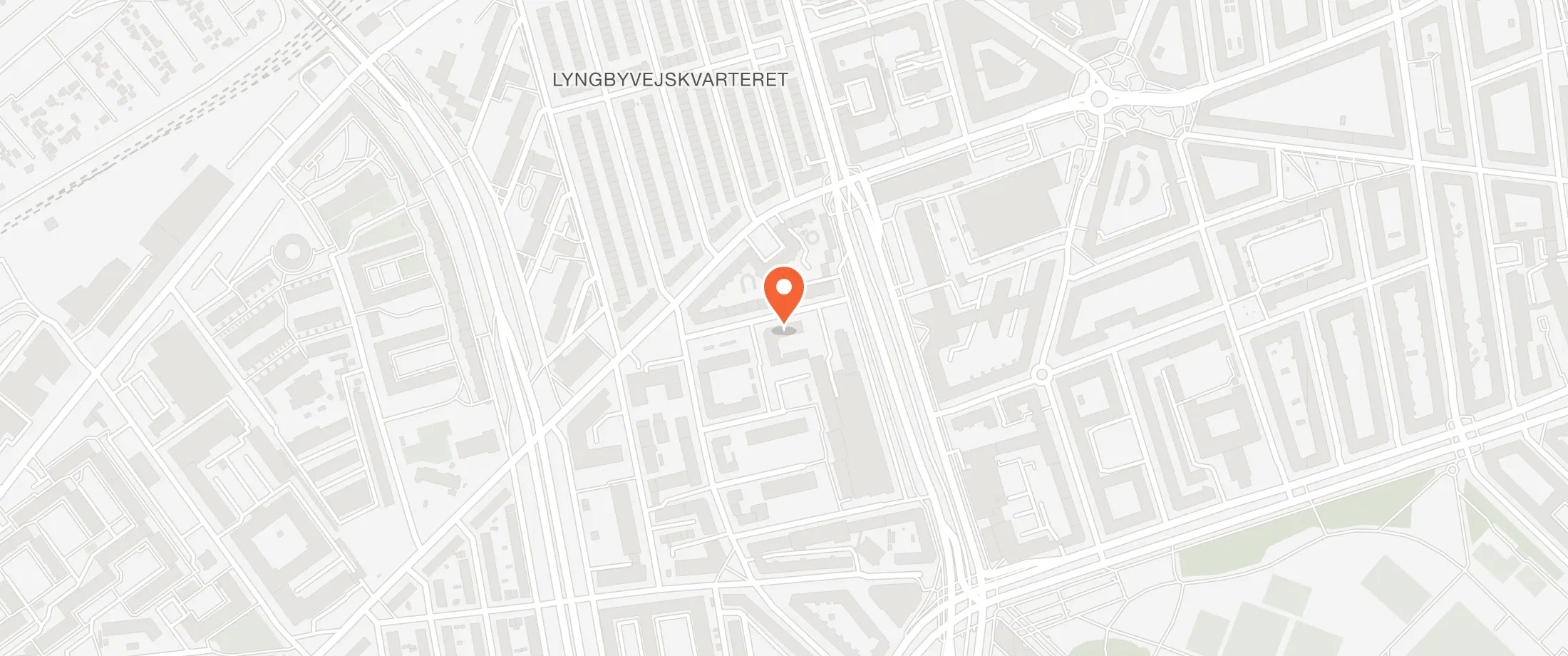 Kort over Kokkesmedjen, Ragnagade 7, 2100 Østerbro