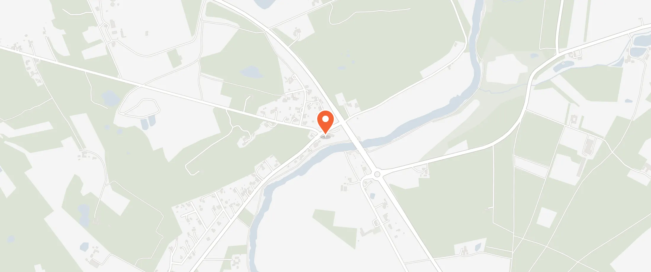 Kort over Kongensbro Kro, Gl. Kongevej 70, 8643 Ans By