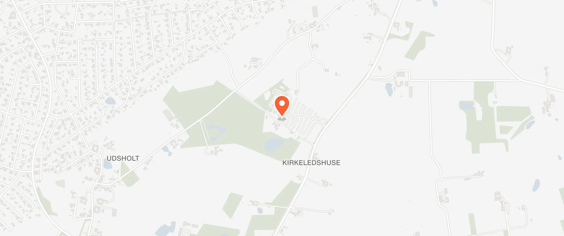 Kort over Kongernes Feriepark, Helsingevej 44, 3230 Græsted