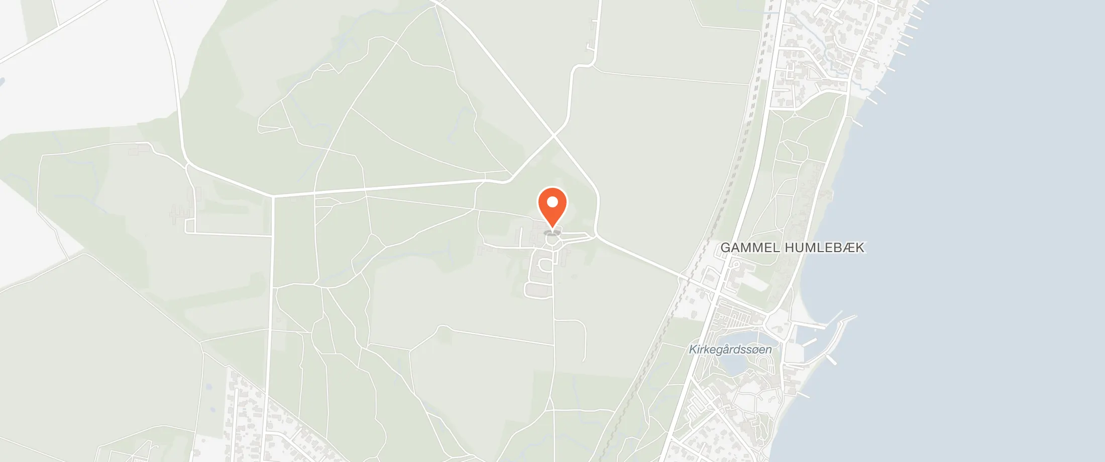 Kort over Krogerup, Krogerupvej 13, 3050 Humlebæk