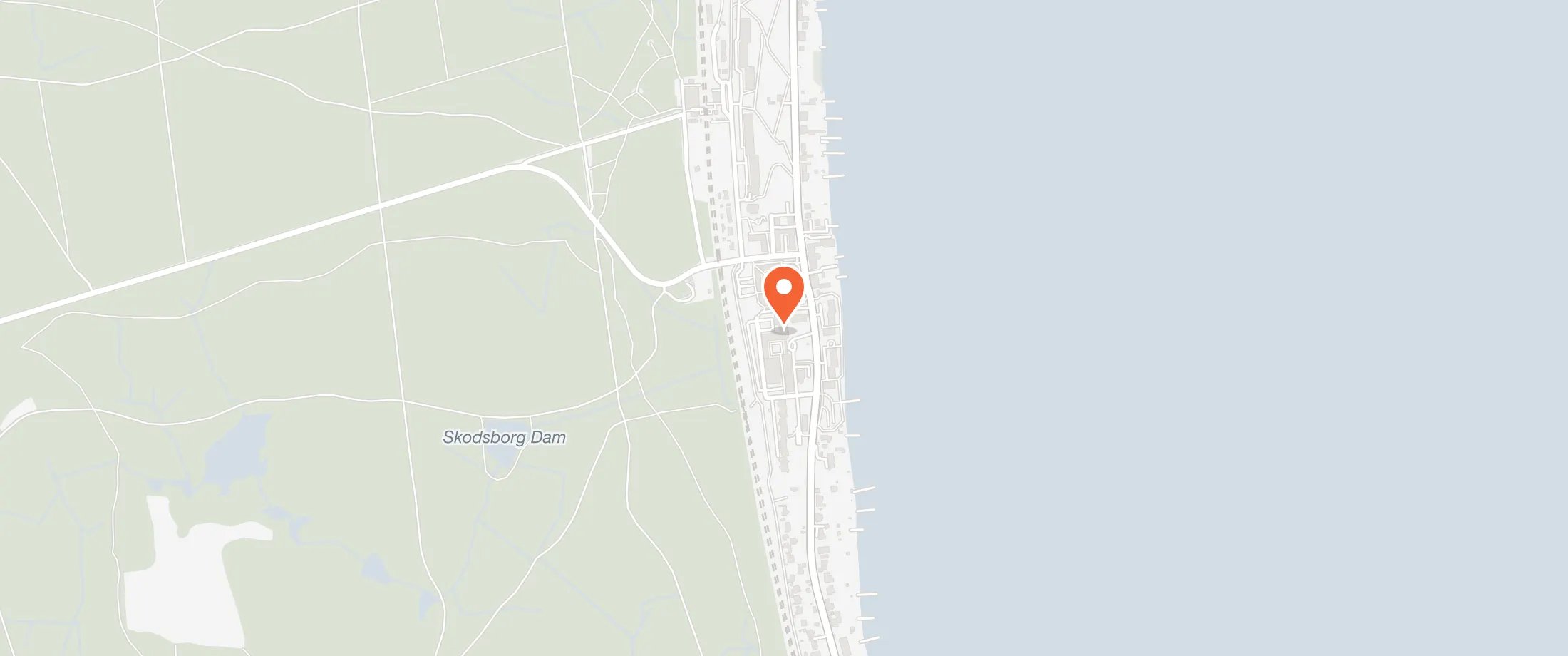 Kort over Kurhotel Skodsborg, Skodsborg Strandvej 139, 2942 Skodsborg