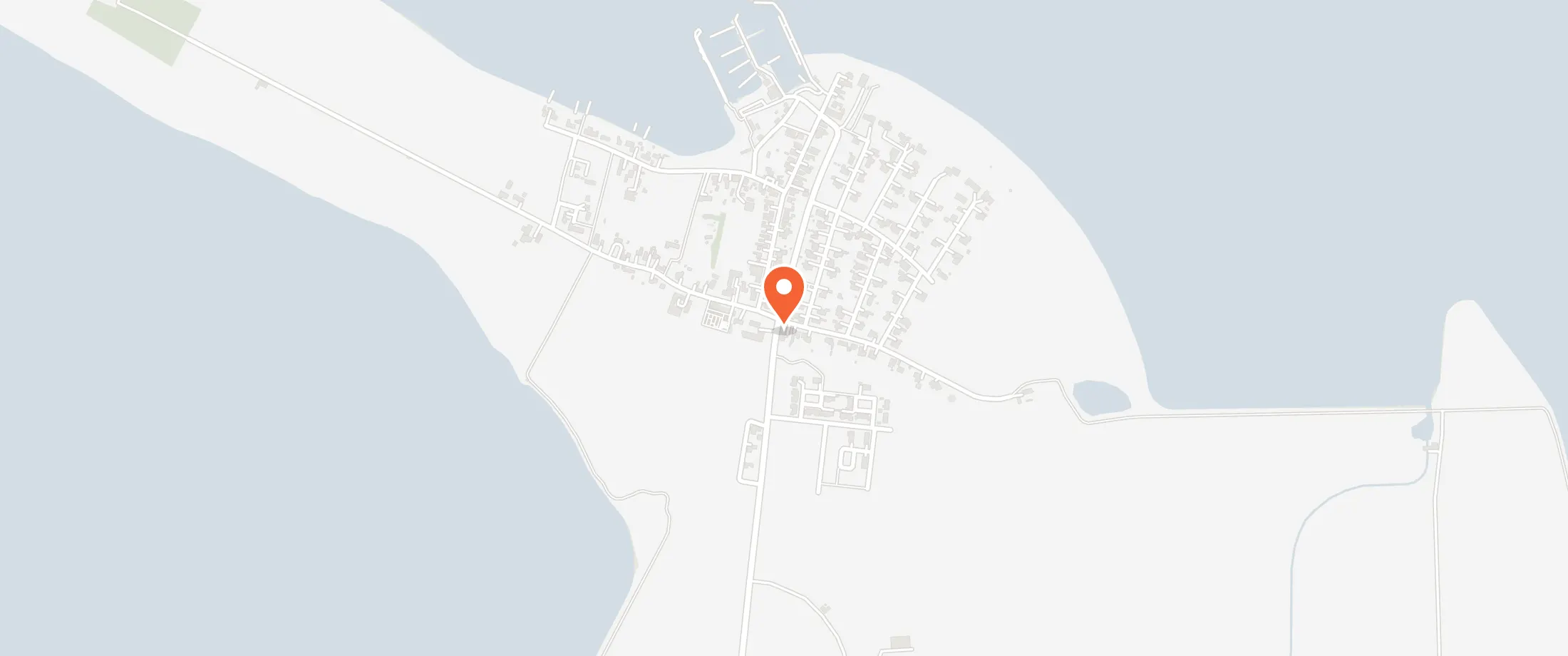 Kort over Langø Forsamlingshus, Stendyssevej 2, Langø, 4900 Langø