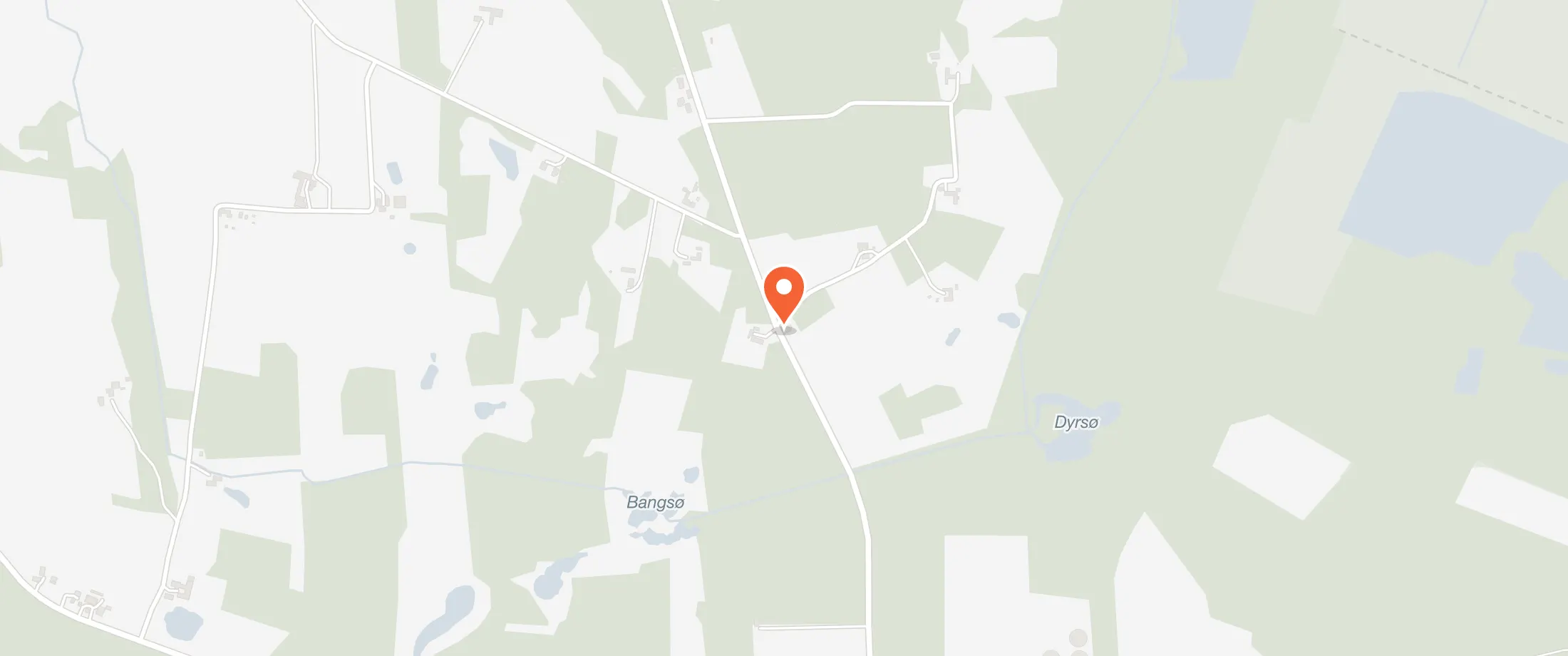 Kort over Las Vegas Djurs (Fjerupgårde Forsamlingshus), Georgsmindevej 7, 8961 Allingåbro
