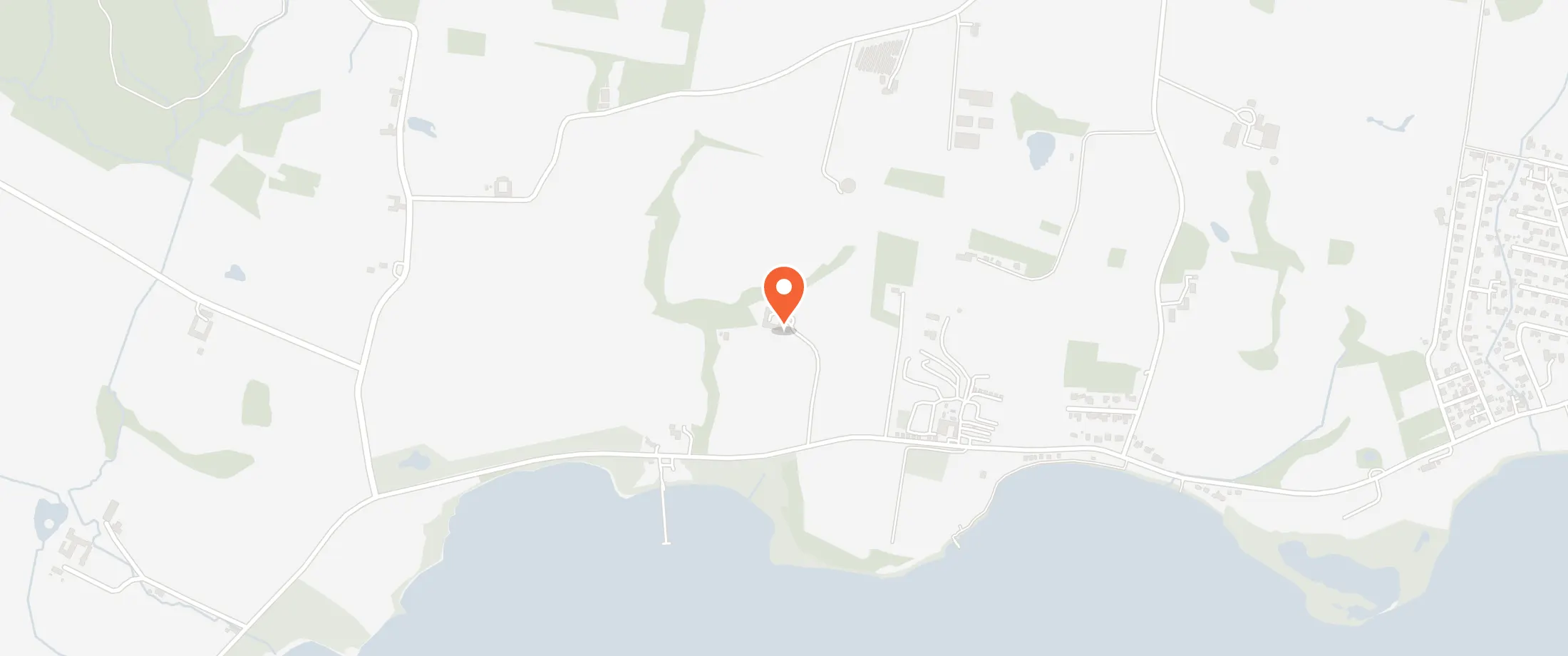 Kort over Lergravgaard, Strandvejen 154, 8410 Rønde