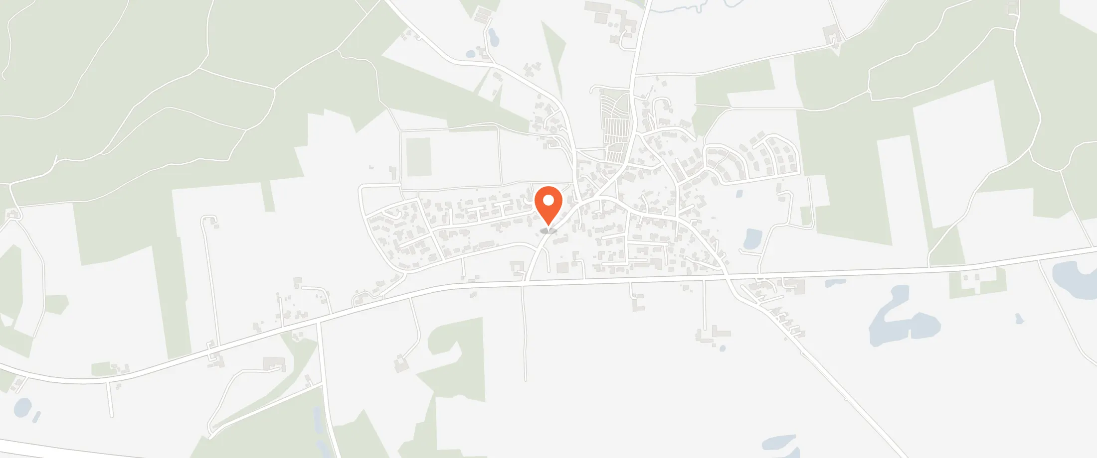 Kort over Linå Forsamlingshus, Linå Bygade 5, 8600 Linå