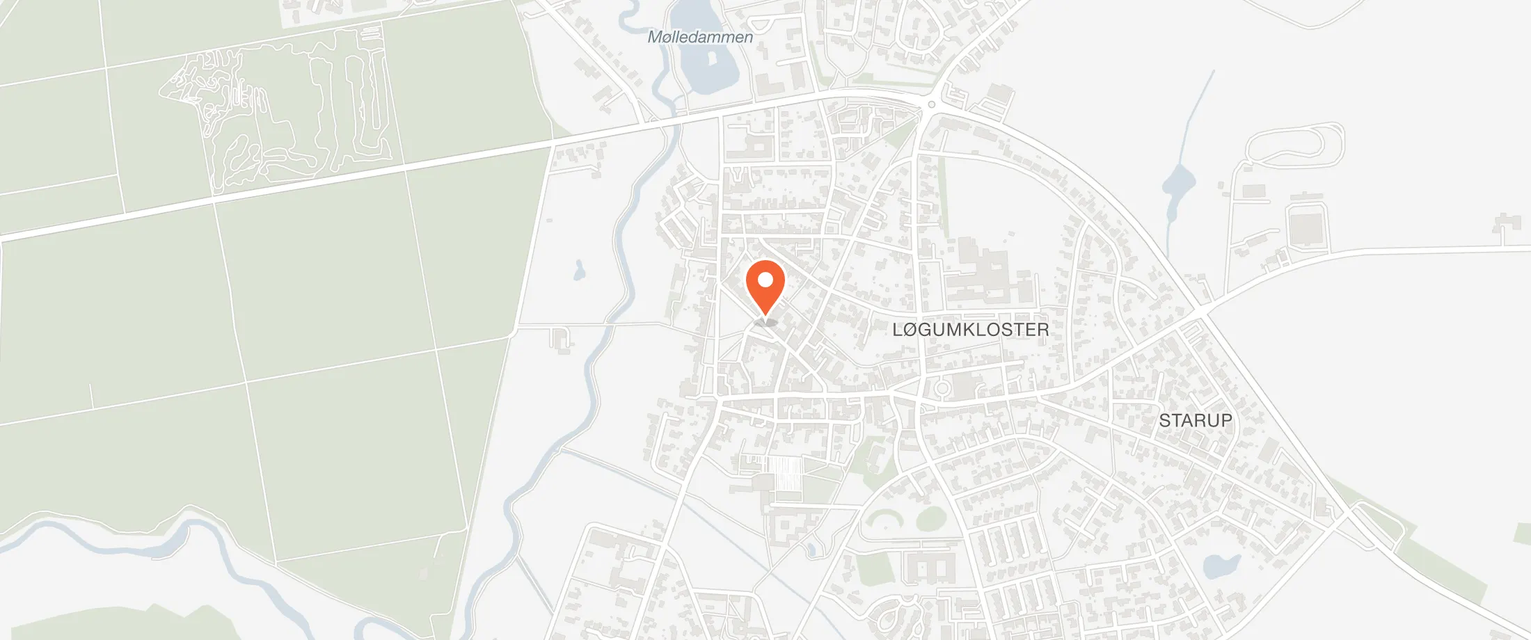 Kort over Løgumkloster Central Hotel, Markedsgade 15, 6240 Løgumkloster