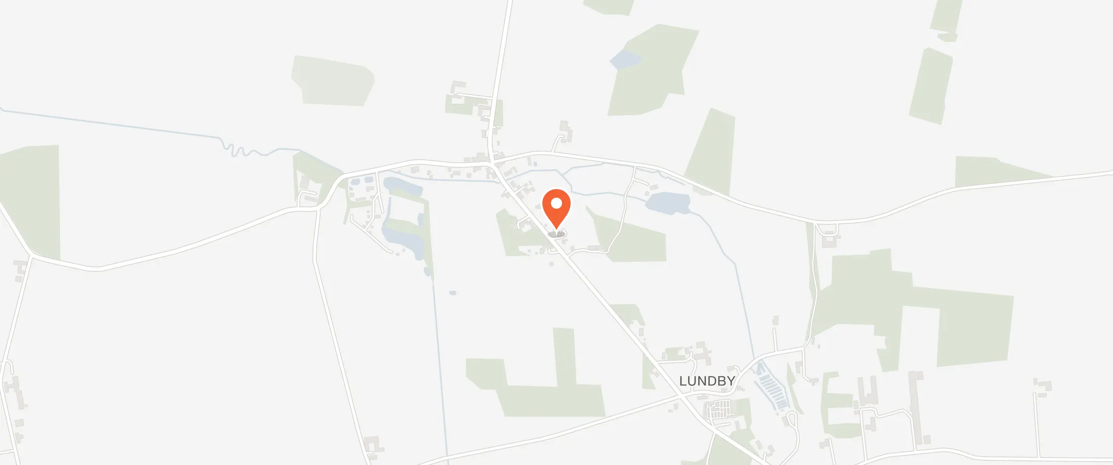 Kort over Lundby Kultur- og Forsamlingshus, Halkærvej 180, 9240 Lundby