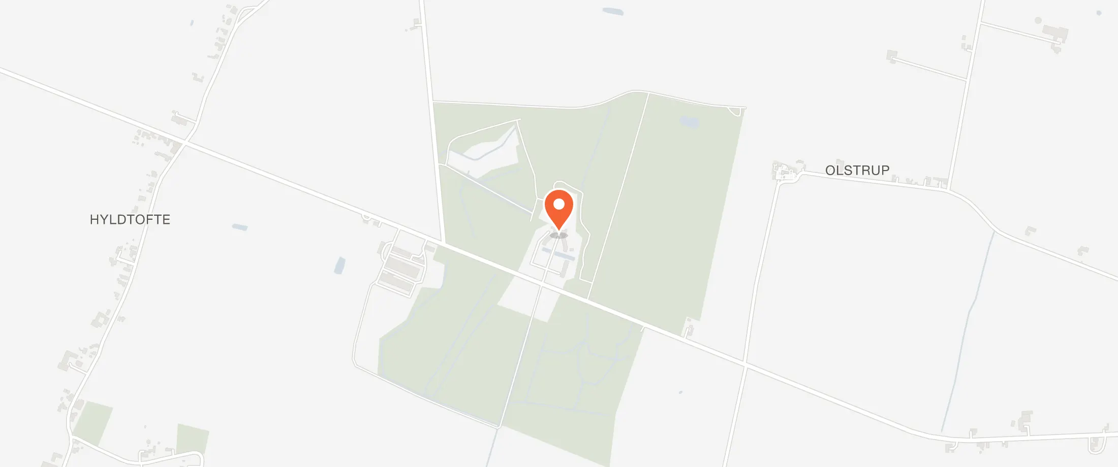 Kort over Lungholm Gods, Herskabsstalden, Rødbyvej 24, 4970 Rødby