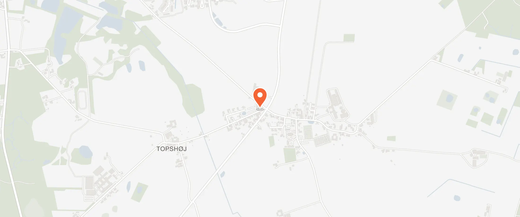 Kort over Lynge Forsamlingshus, Topshøjvej 2, 4180 Sorø
