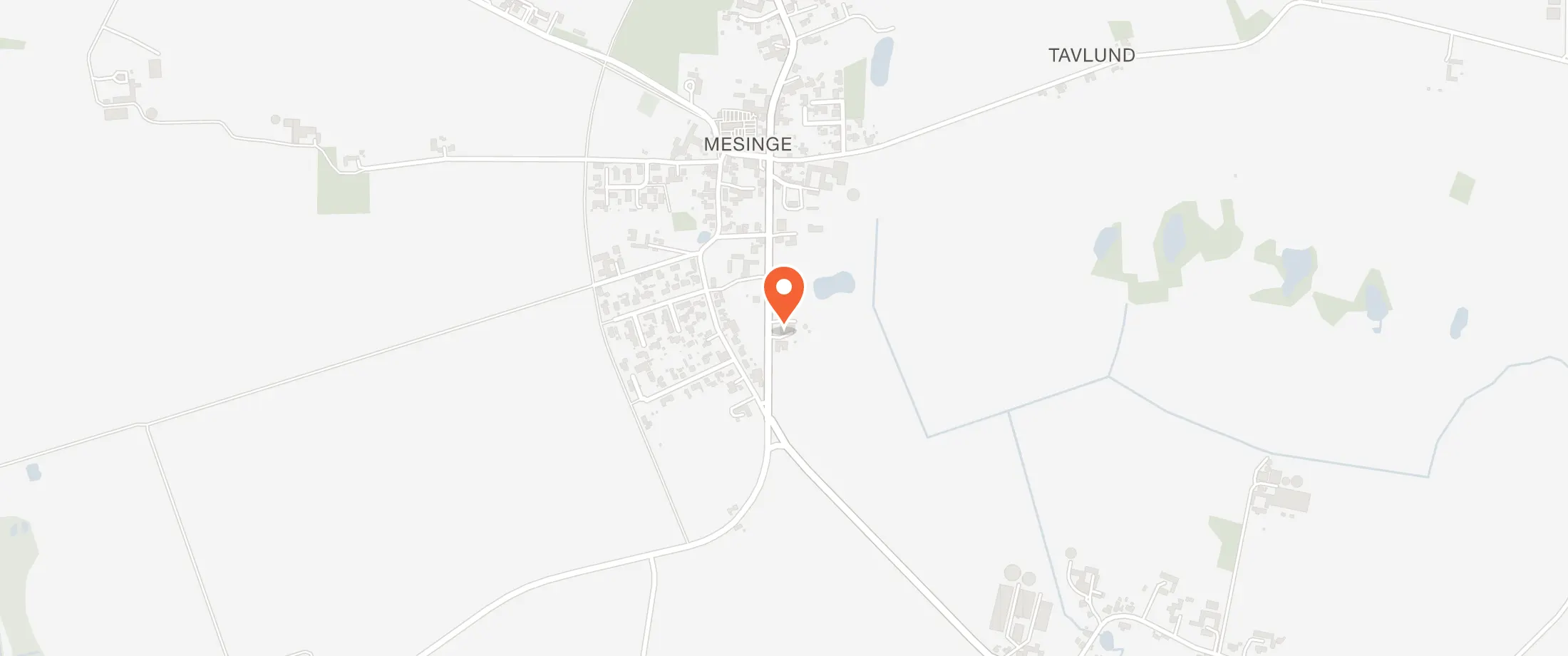 Kort over Mesinge Forsamlingshus, Fynshovedvej 162, 5370 Mesinge