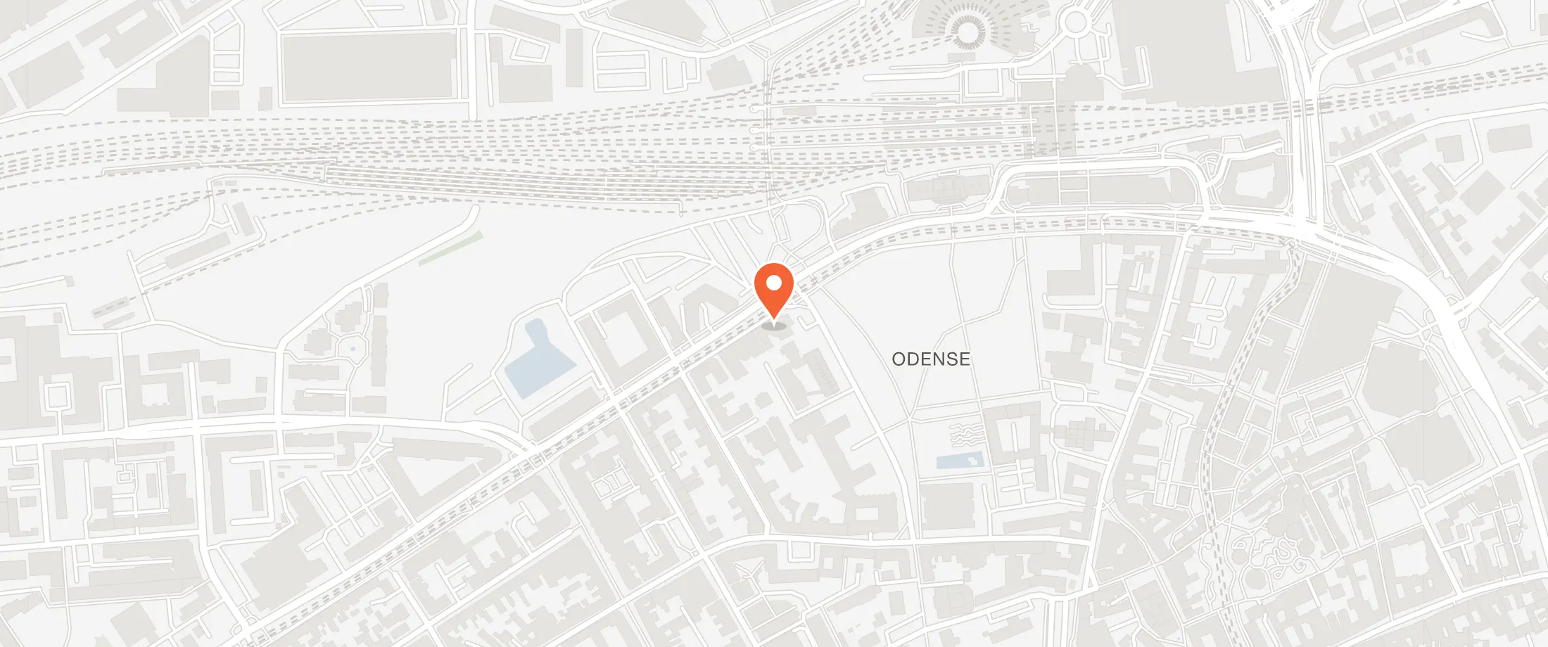 Kort over Milling Hotel Plaza, Østre Stationsvej 24, 5000 Odense