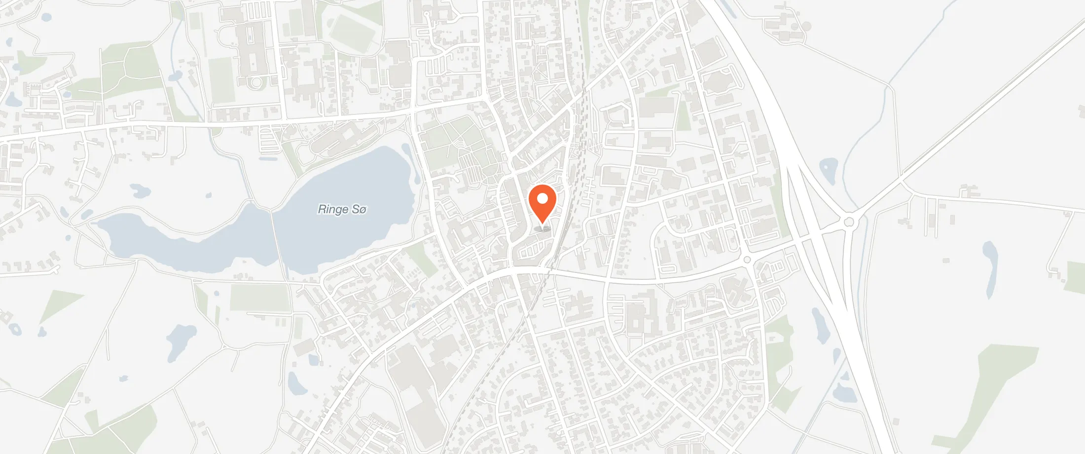 Kort over MIVI's café & spisested, Torvet 1, 5750 Ringe