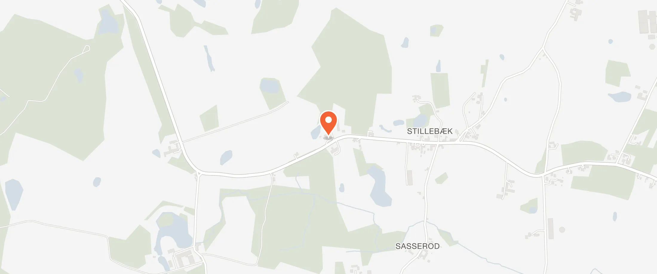 Kort over Mørkenborg Kro, Rugårdsvej 831, Stillebæk, 5474 Veflinge