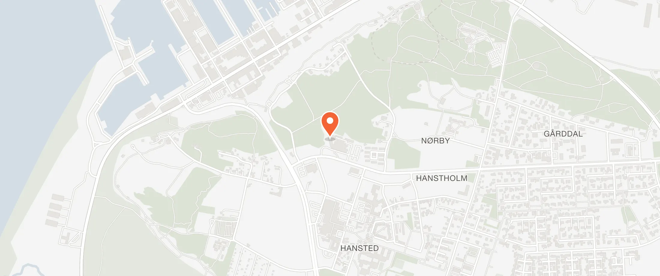 Kort over Montra Hotel Hanstholm, Chr. Hansens Vej 2, 7730 Hanstholm