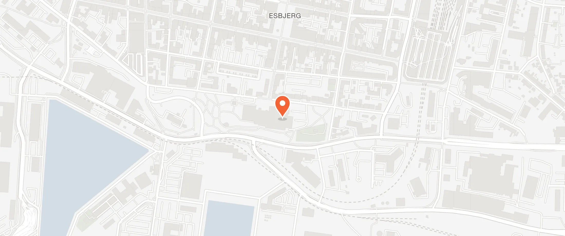 Kort over Musikhuset Esbjerg, Havnegade 18, 6700 Esbjerg