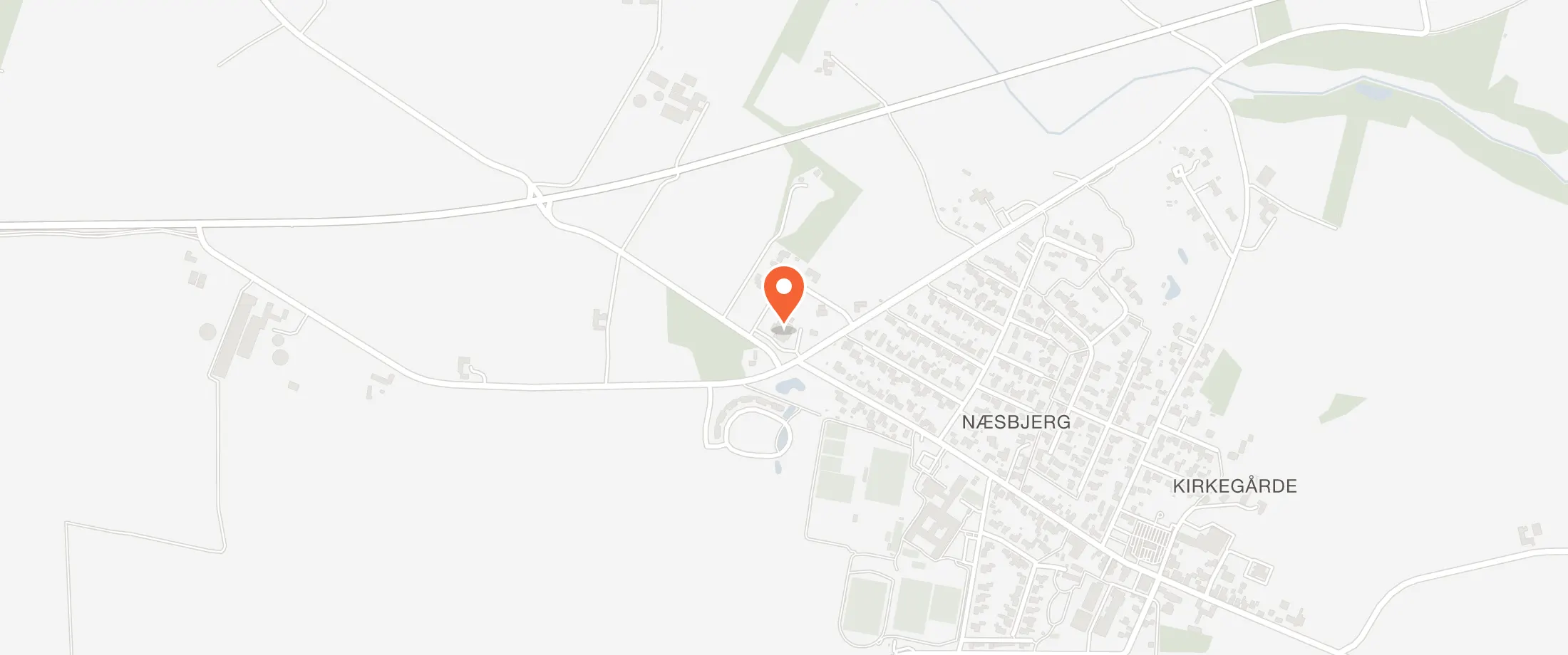 Kort over Næsbjerghus, Krovej 7, Næsbjerg, 6800 Næsbjerg