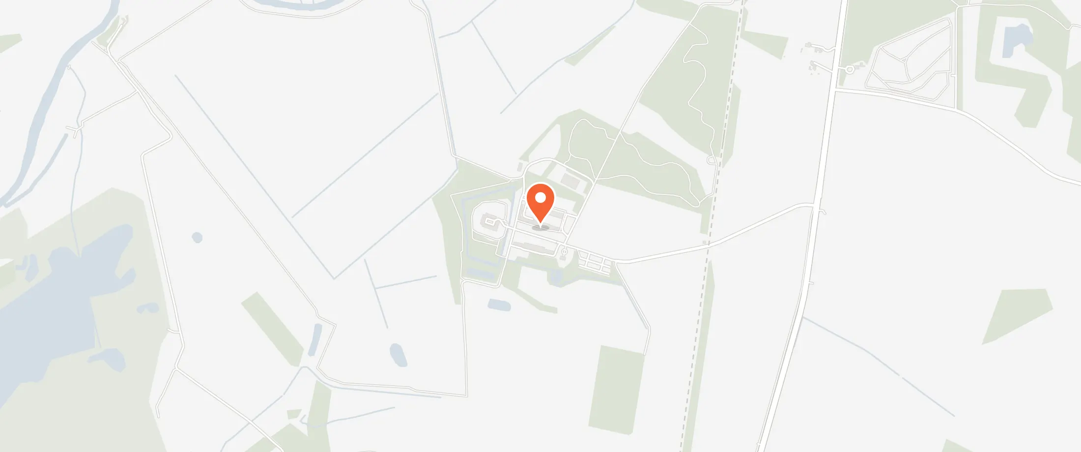 Kort over Nørre Vosborg, Vembvej 35, 7570 Vemb