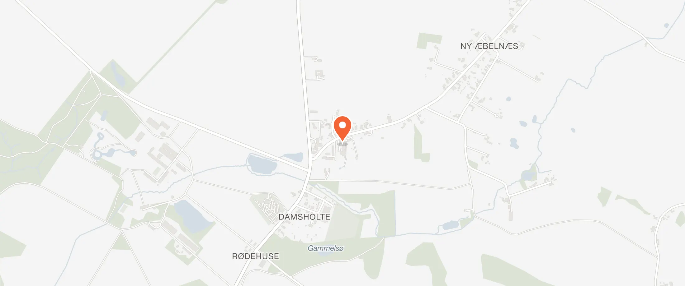 Kort over NyGammelsø, Sognestuen, Grønsundvej 251, 4780 Damsholte