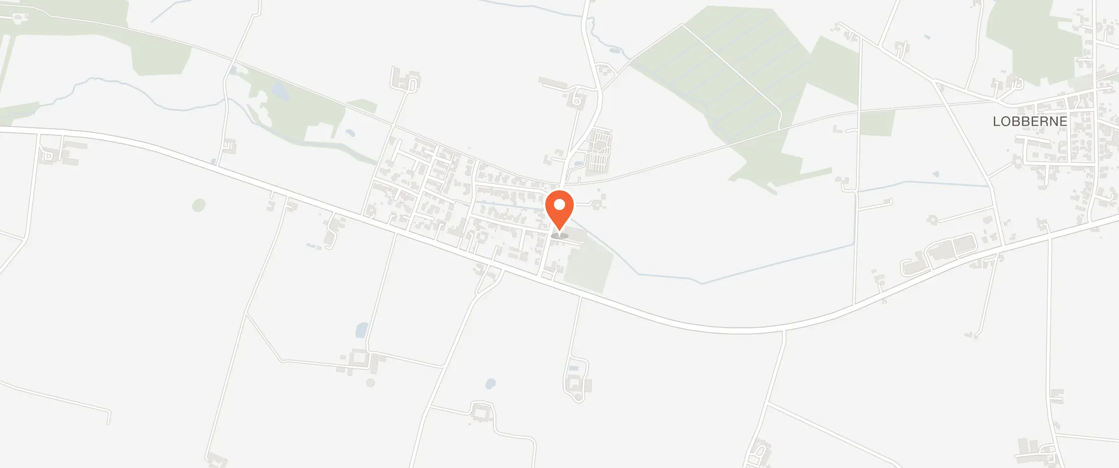 Kort over Nylars Samlingshus, Kirkevej 6, Nylars, 3720 Nylars