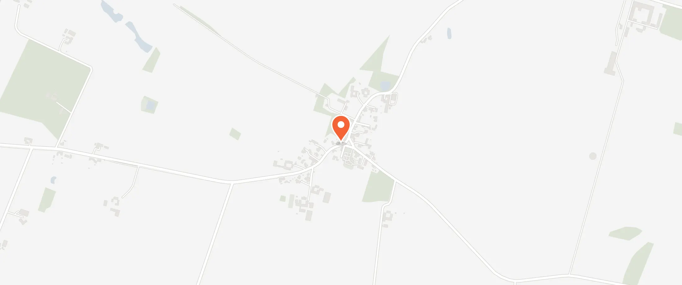 Kort over Ørsted Forsamlingshus, Ørsted Bygade 20, 4622 Havdrup