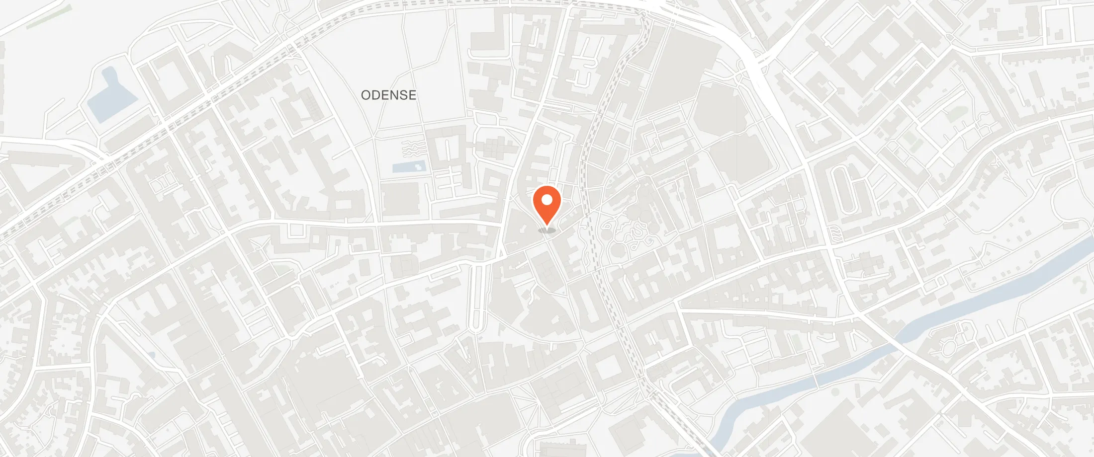Kort over Oluf Bagers Gård, Nørregade 29, 5000 Odense