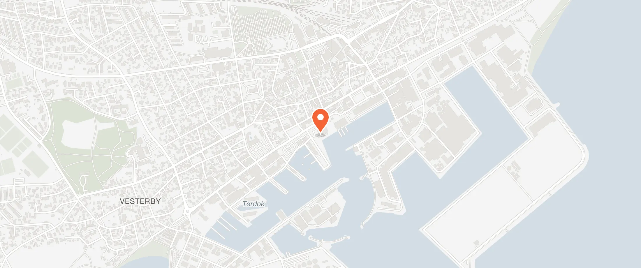 Kort over Oplevelsescenter Maskinrummet, Auktionsvej 2, 9990 Skagen