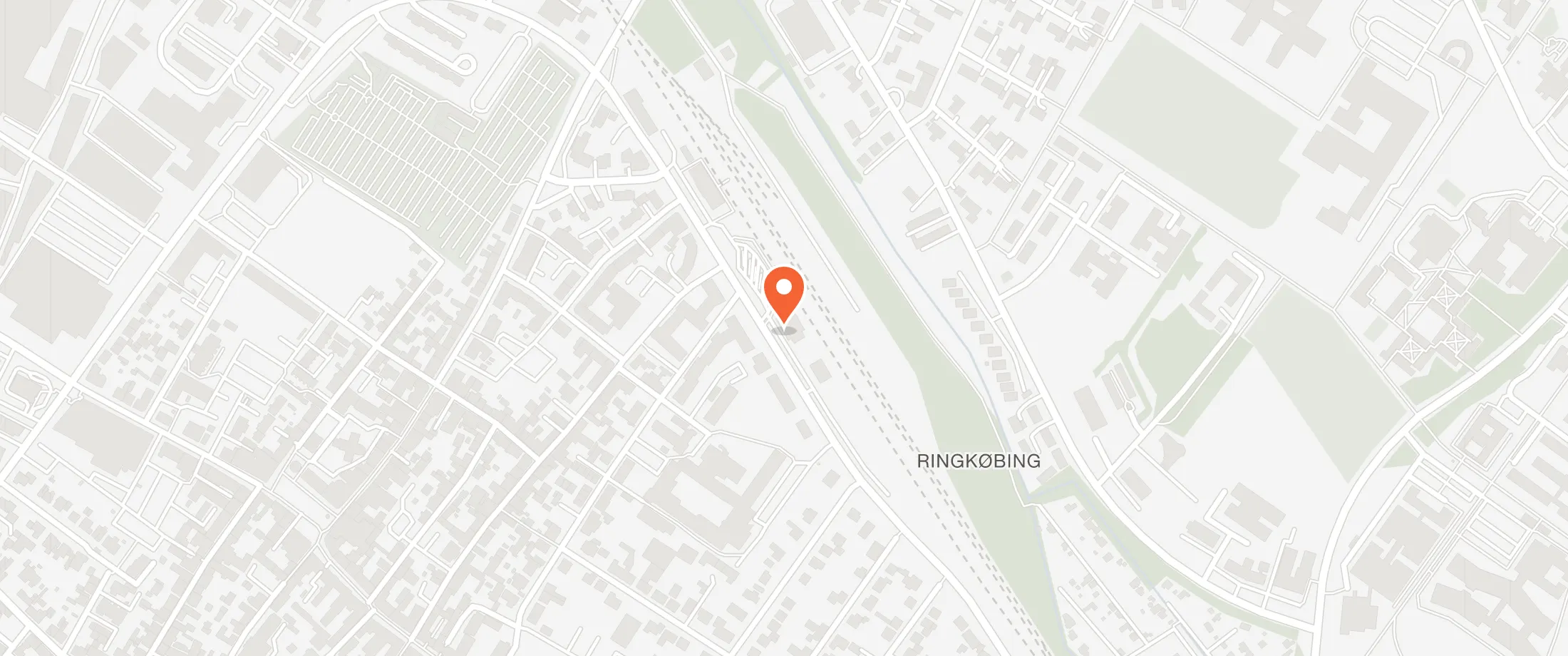 Kort over Pakhuset Ringkøbing, Nørredige 7, 6950 Ringkøbing