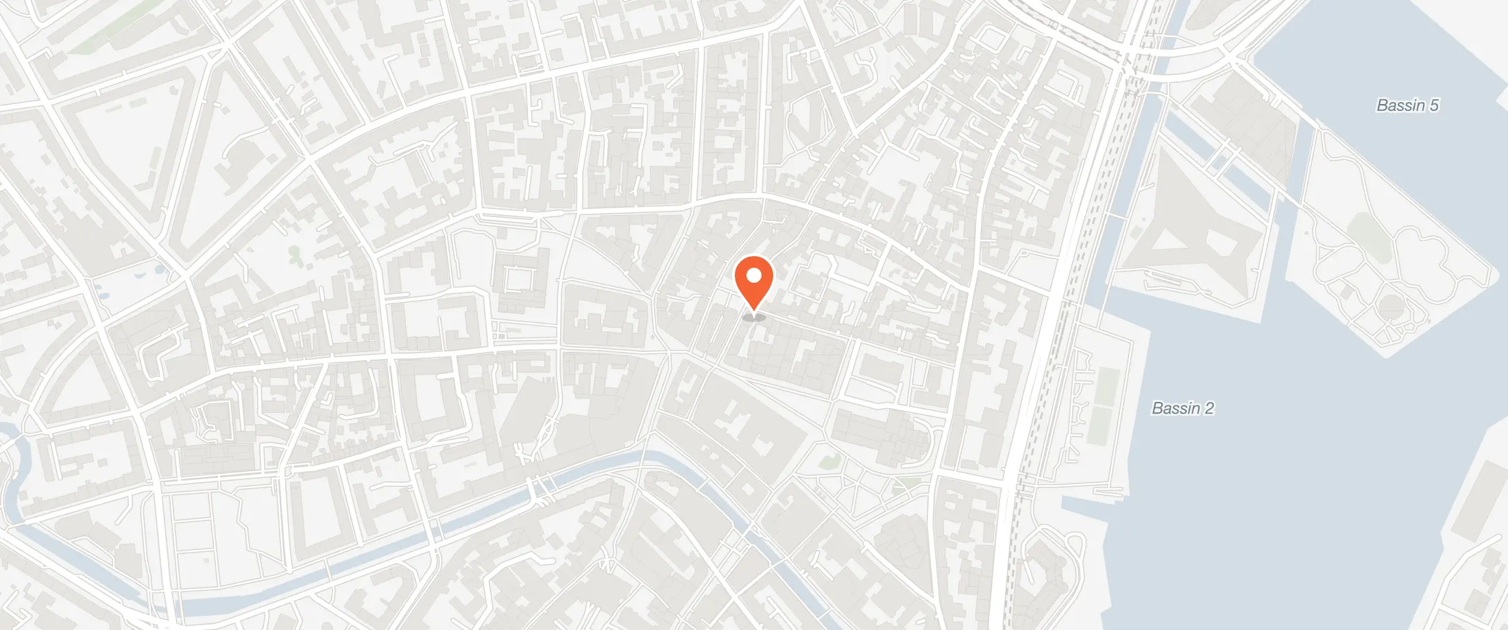 Kort over Pustervig (PV Kaffe og Cocktails), Rosensgade 21, 8000 Aarhus