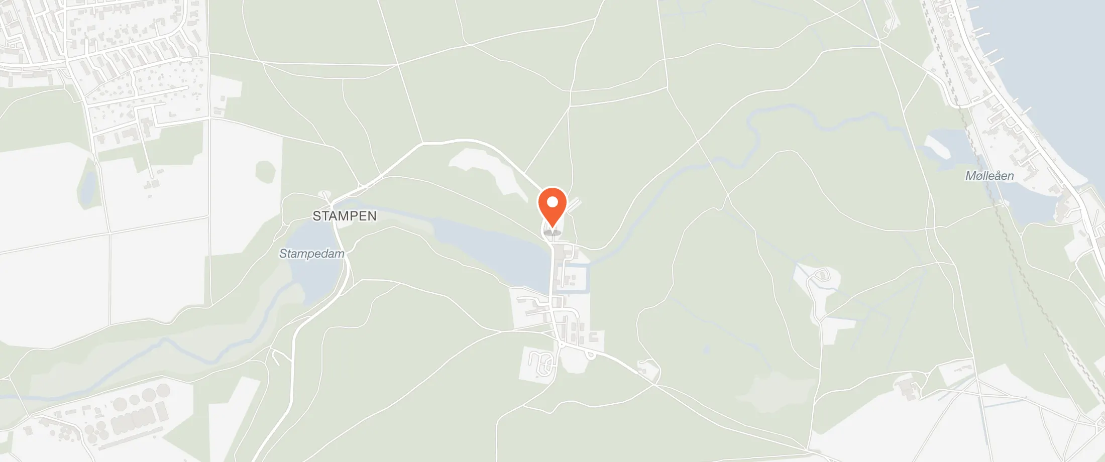 Kort over Raadvad Kro, Svenskevej 52, 2800 Rådvad
