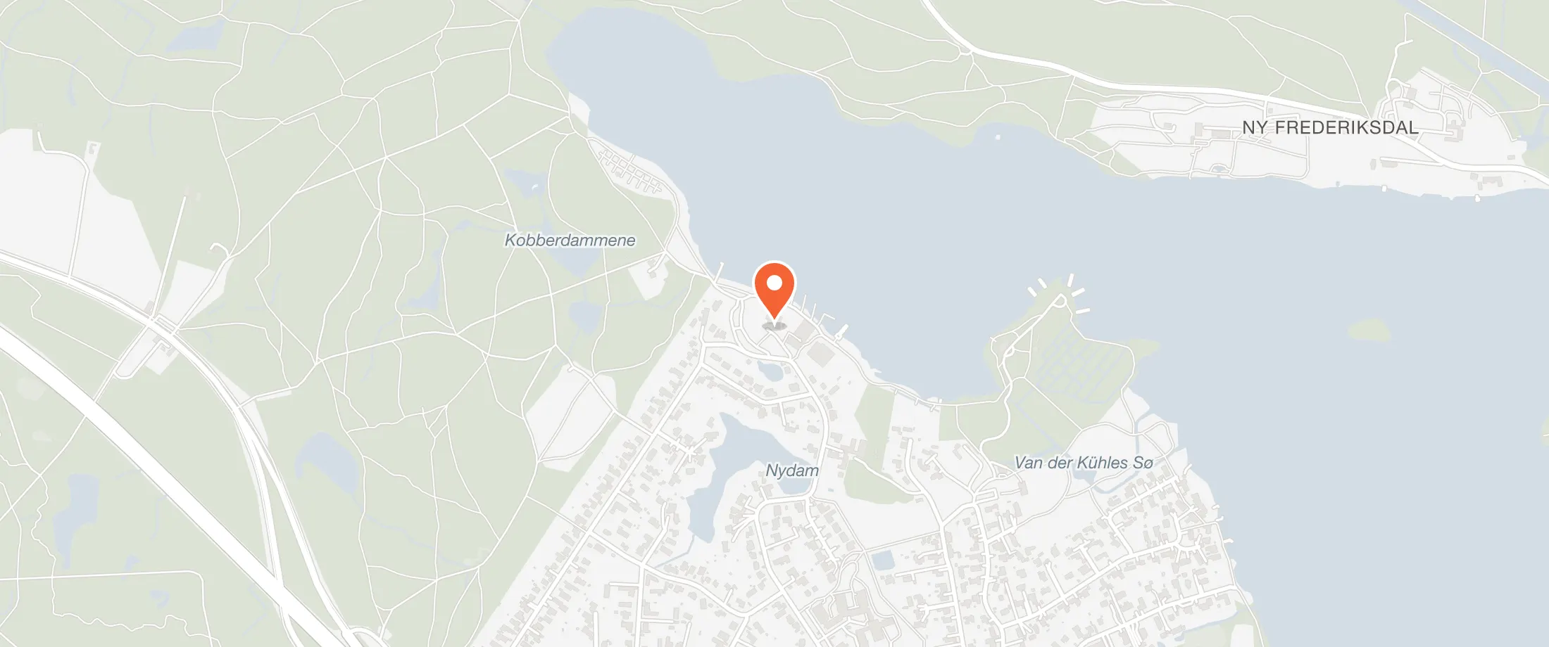 Kort over Regatta Pavillonen, Skovalléen 42, 2880 Bagsværd