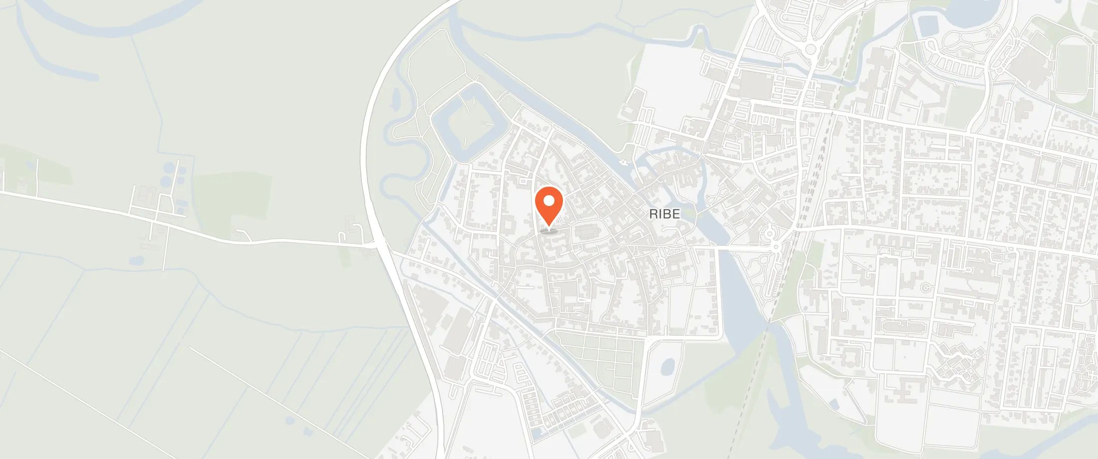 Kort over Restaurant Backhaus, Grydergade 12, 6760 Ribe