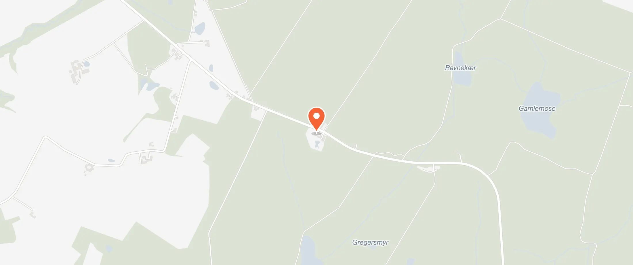 Kort over Restaurant Bolsterbjerg, Bolsterbjergvej 26, 3700 Almindingen