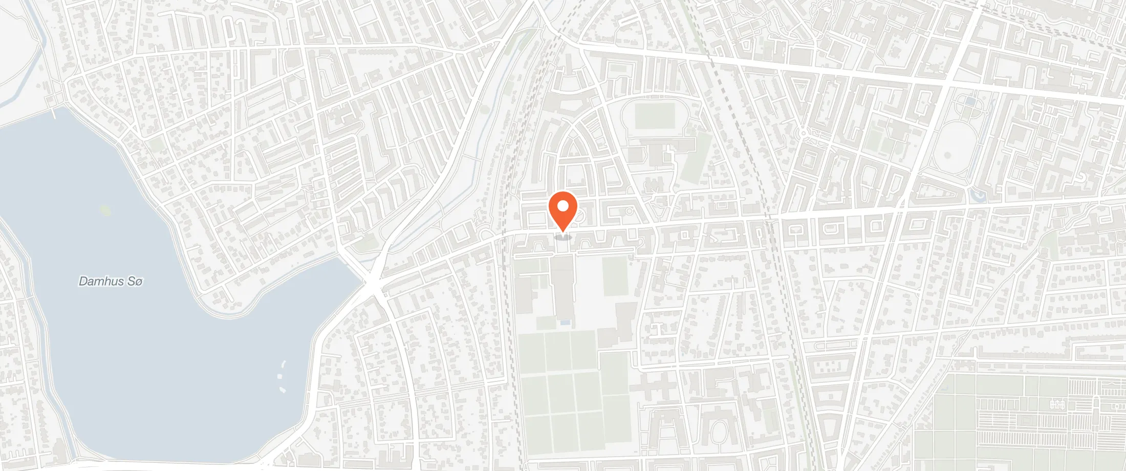 Kort over Restaurant Granen, Peter Bangs Vej 147, 2000 Frederiksberg