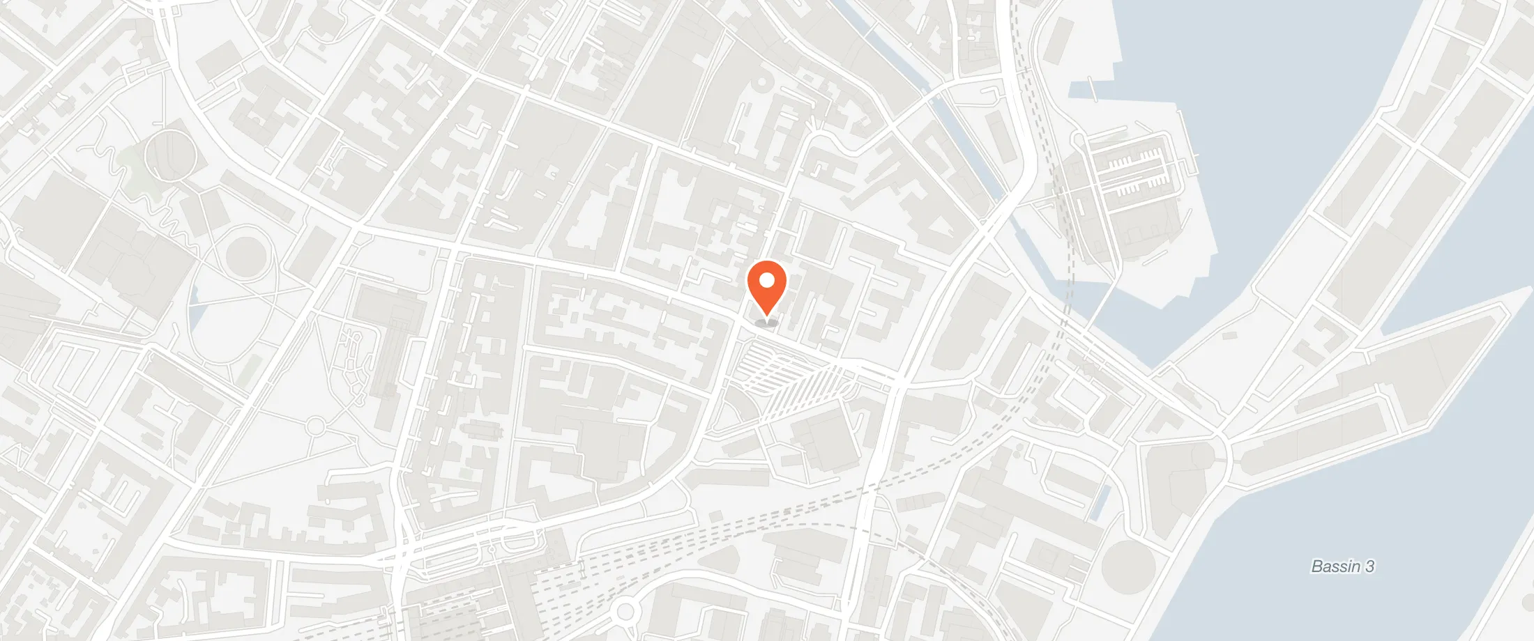Kort over Restaurant Lepagnol, Sønder Allé 29, 8000 Aarhus
