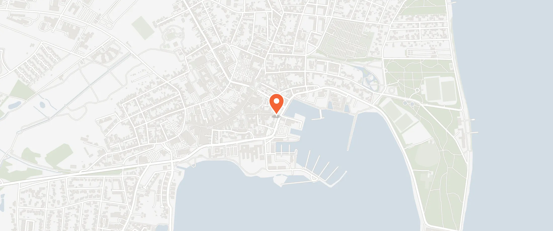 Kort over Restaurant Limfjorden, Havnegade 18, 7900 Nykøbing Mors
