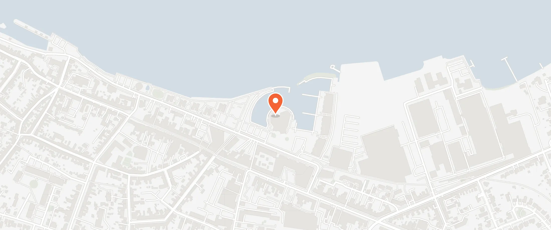 Kort over Restaurant MAST, Havnegade 8C, 5500 Middelfart